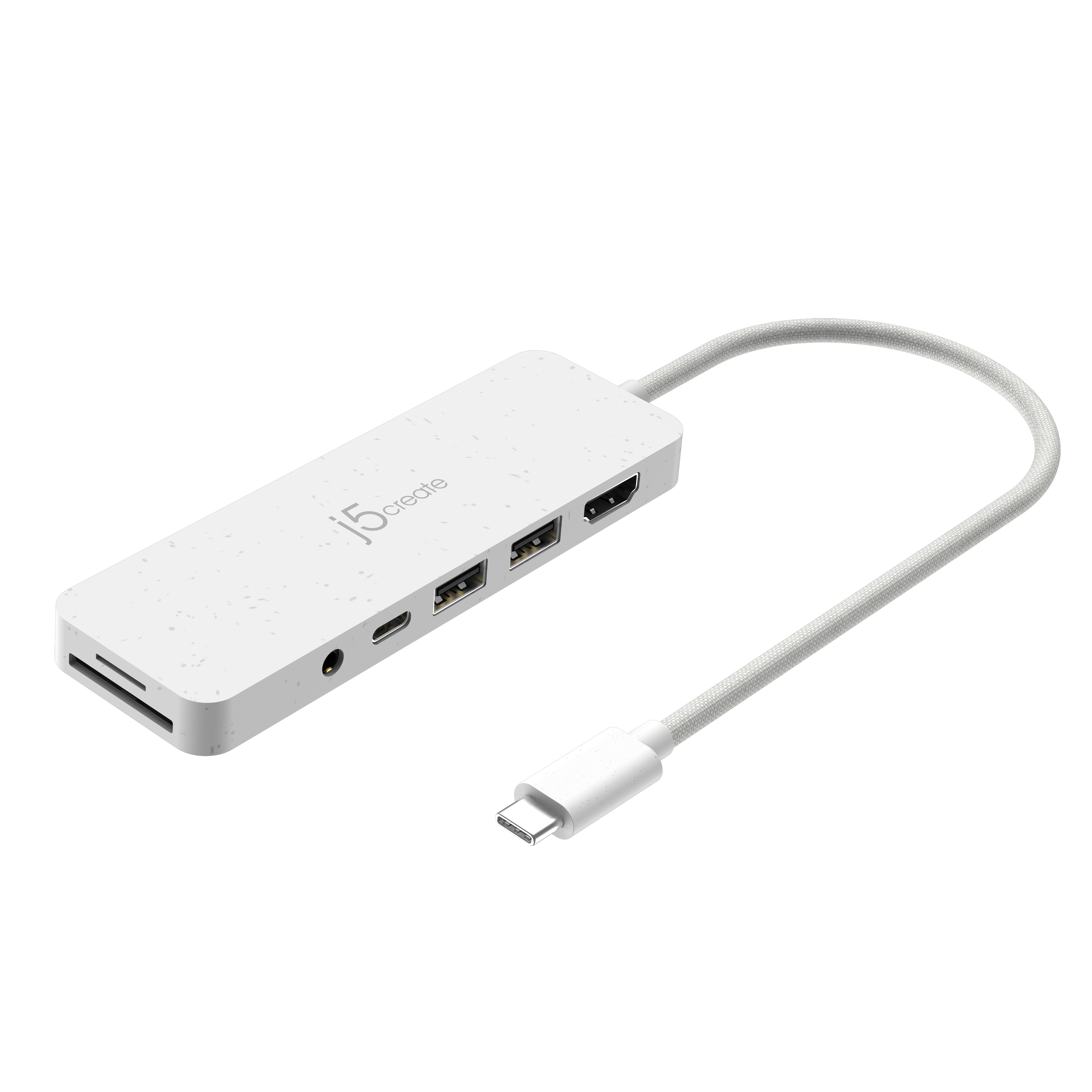 J5create – Eco-Friendly USB-C Multi-Port Hub With Power Delivery – White – Gratis frakt v:4119526 J5create – Eco-Friendly USB-C Multi-Port Hub With Power Delivery – White – Gratis frakt v:4119526