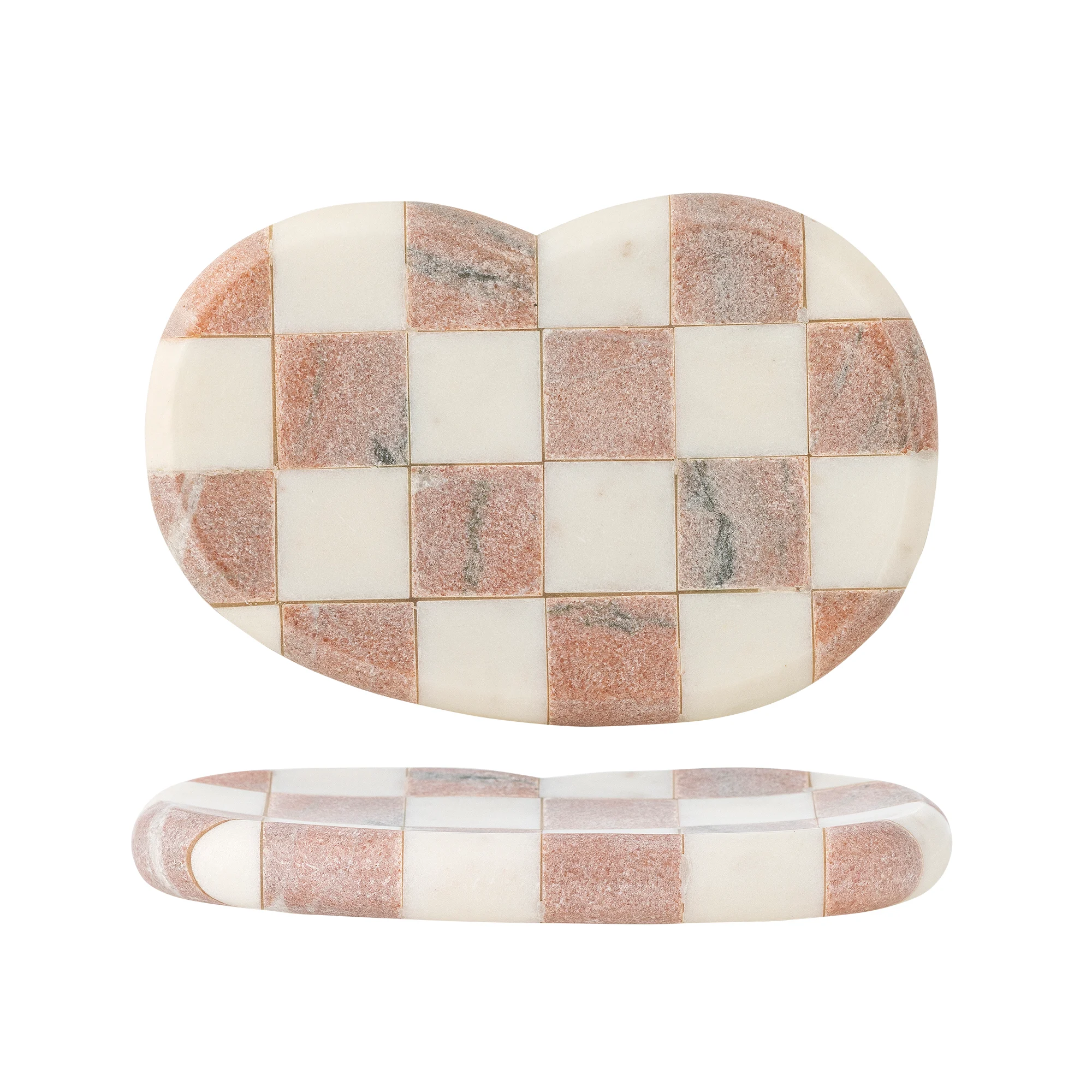 Bloomingville – Petrea Tray – Rose – Marble v:7524534 Bloomingville – Petrea Tray – Rose – Marble v:7524534