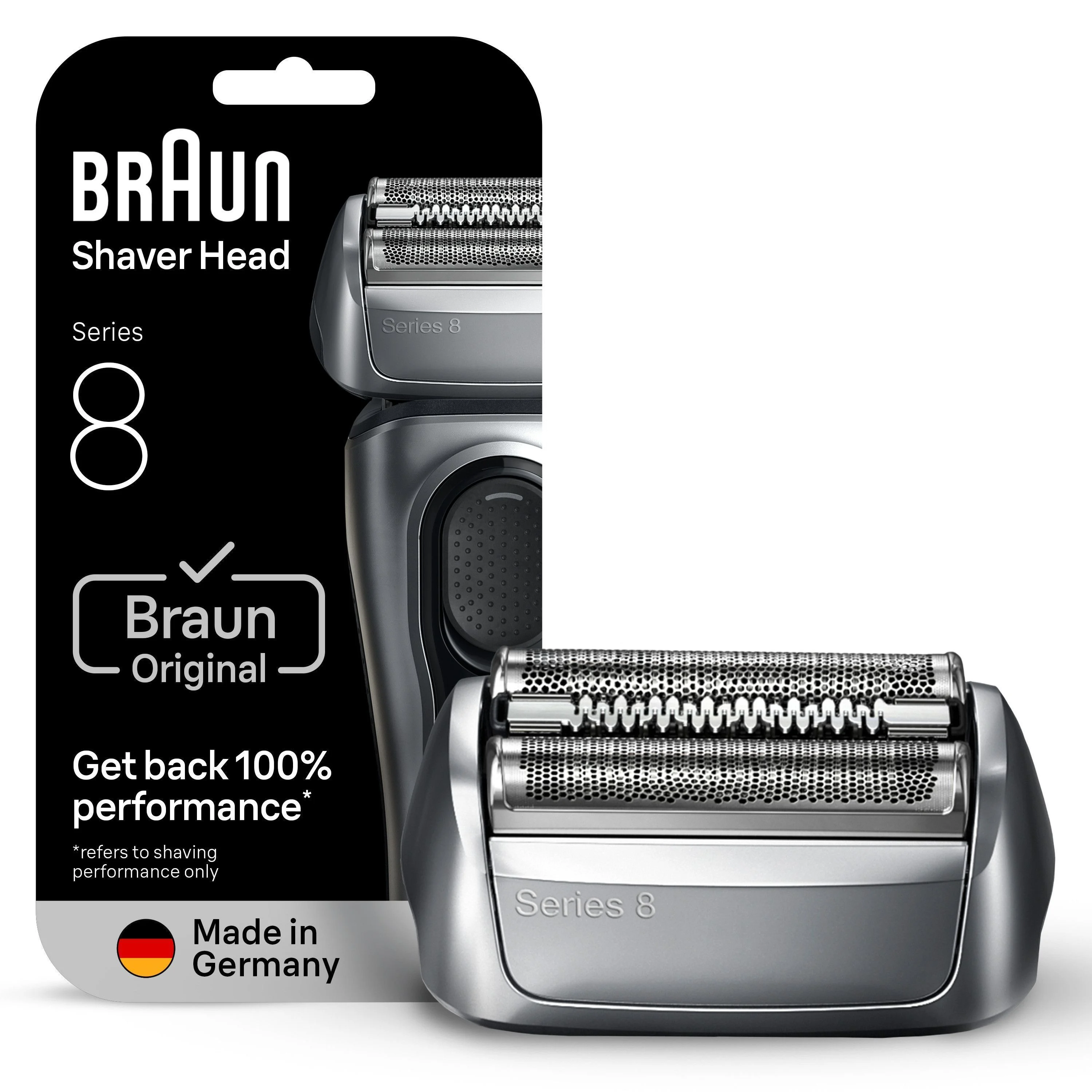 Braun – Series 8 Elektrisk Barbermaskin – ORIGINAL Barberhode-Refill, 83M – Silver – Gratis frakt v:4159740 Braun – Series 8 Elektrisk Barbermaskin – ORIGINAL Barberhode-Refill, 83M – Silver – Gratis frakt v:4159740