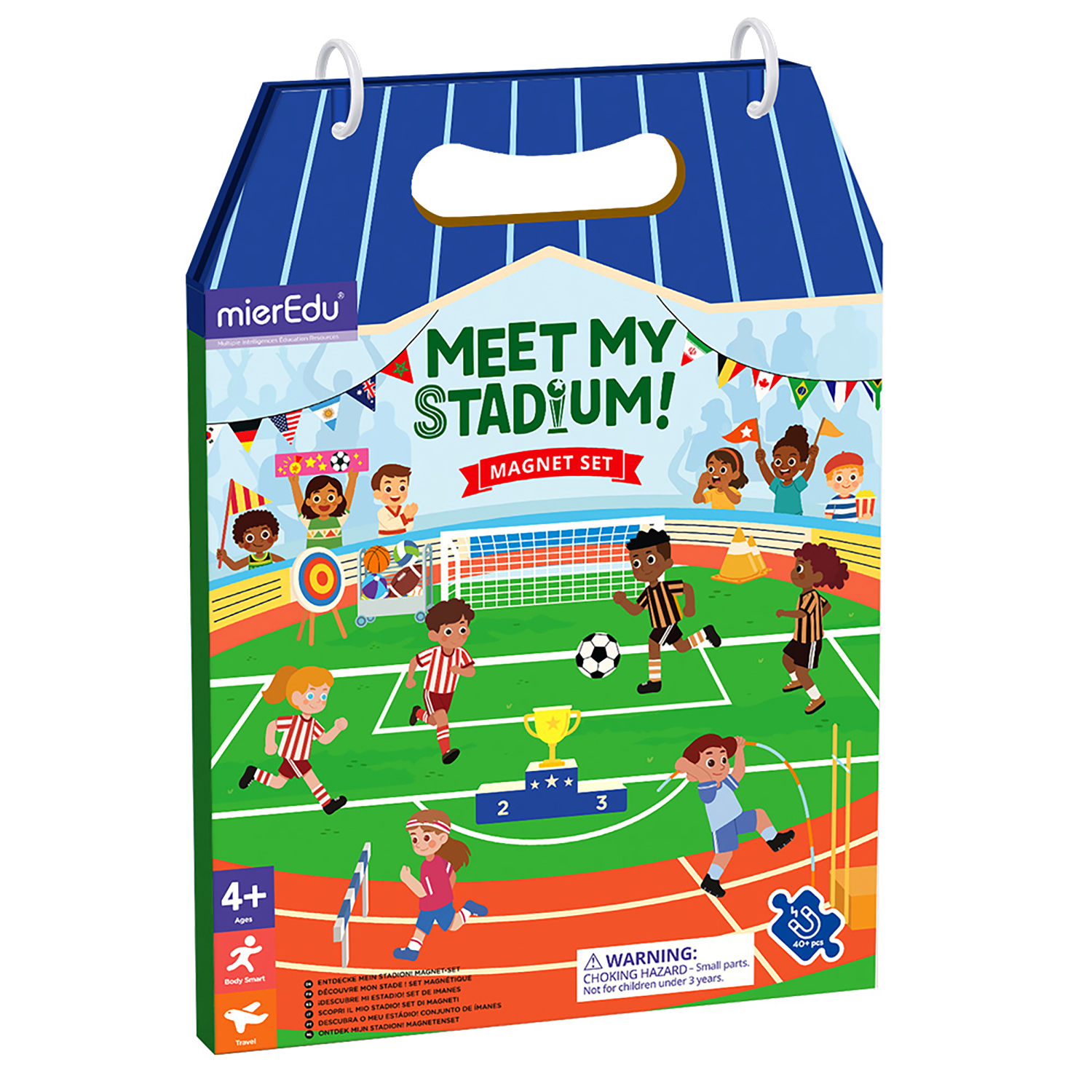 mierEdu - Magnetic Playset - Meet My Stadium (ME717) v:3065139
