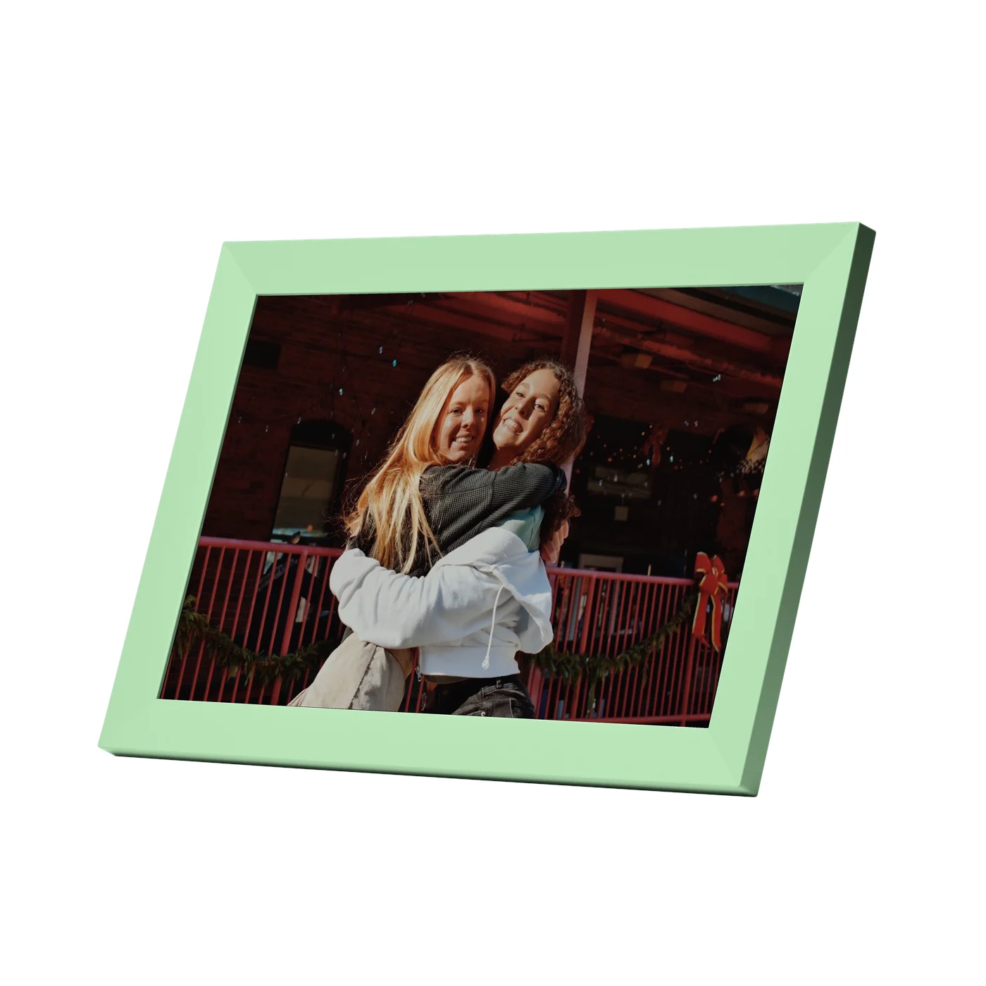 PIXIE - Smart Digital Photo Frame - Mint - 10,1" LCD touchskærm - Gratis frakt v:5367559