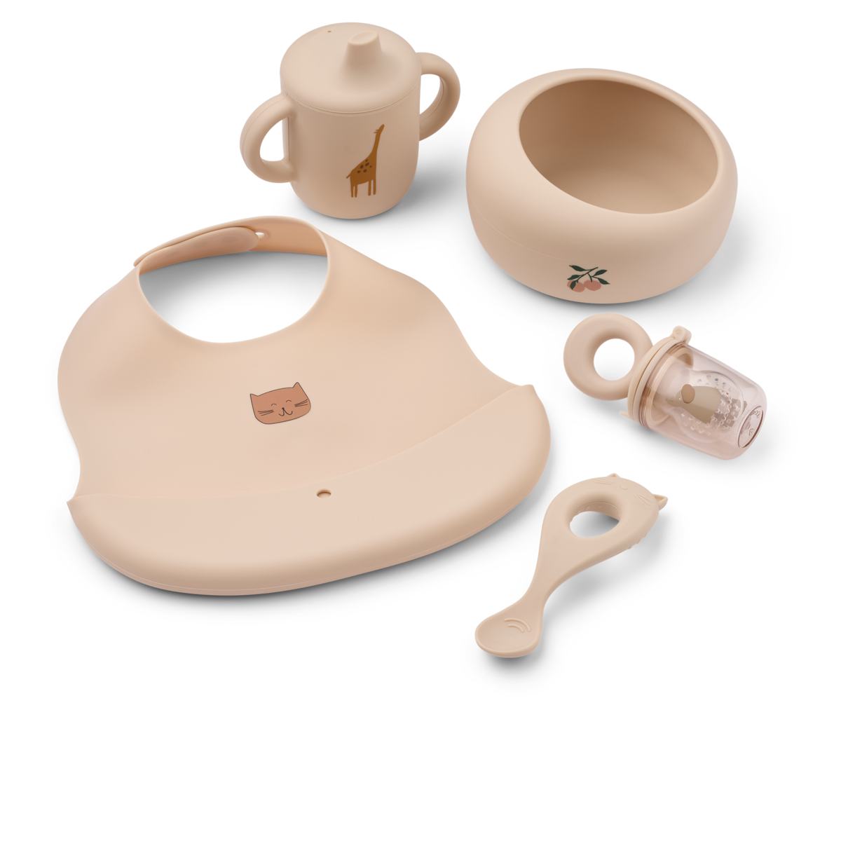 – Mileah Baby Mealtime Set – Apple blossom – One size – Gratis frakt v:7106354 – Mileah Baby Mealtime Set – Apple blossom – One size – Gratis frakt v:7106354