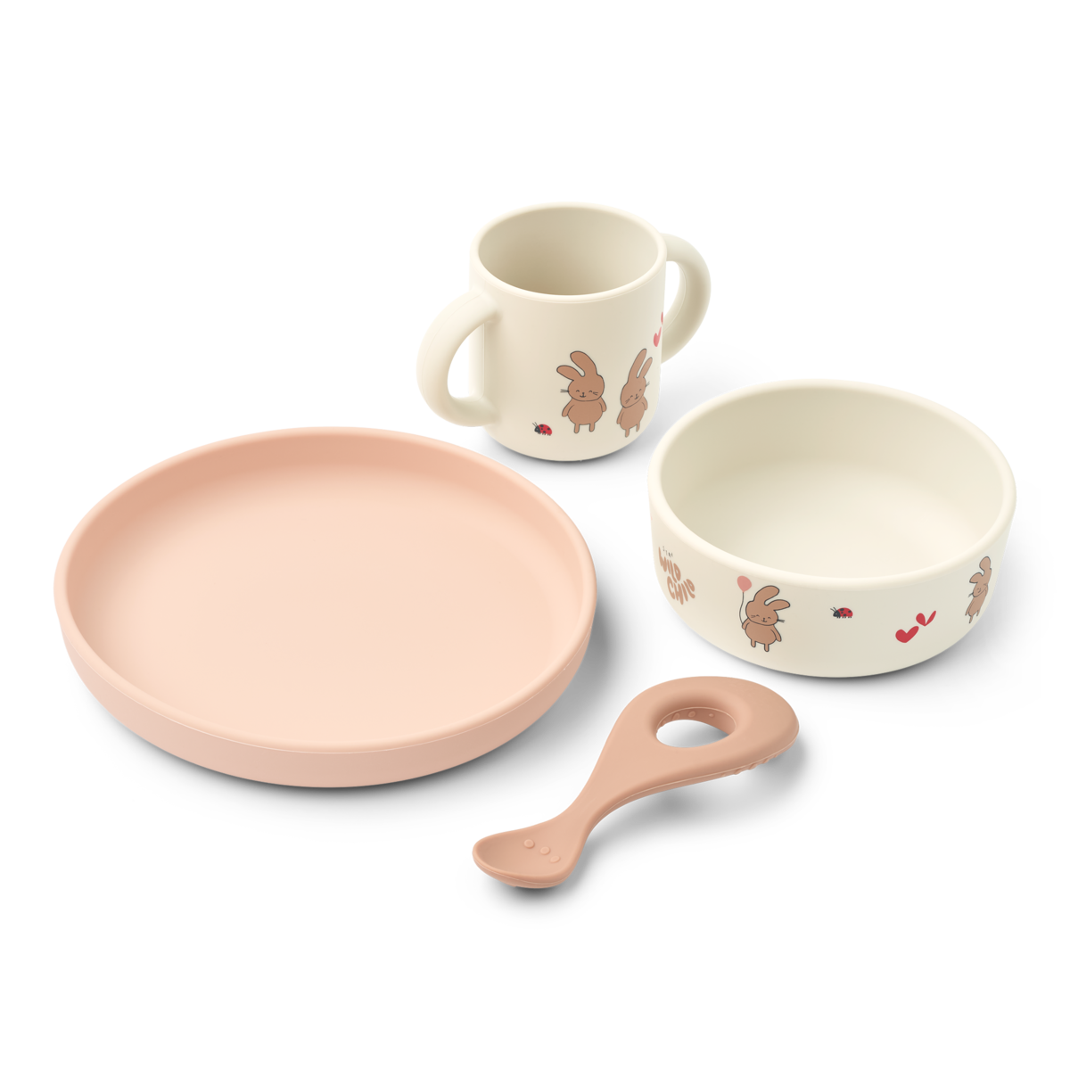 – Vivi Printed Tableware Set – Wild child / Rosey – One size v:1298768 – Vivi Printed Tableware Set – Wild child / Rosey – One size v:1298768