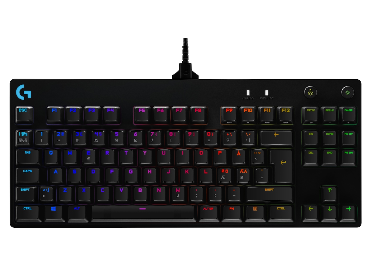 Logitech G PRO Mechanical Gaming Keyboard - BLACK - USB - NORDIC - Gratis frakt v:7933797