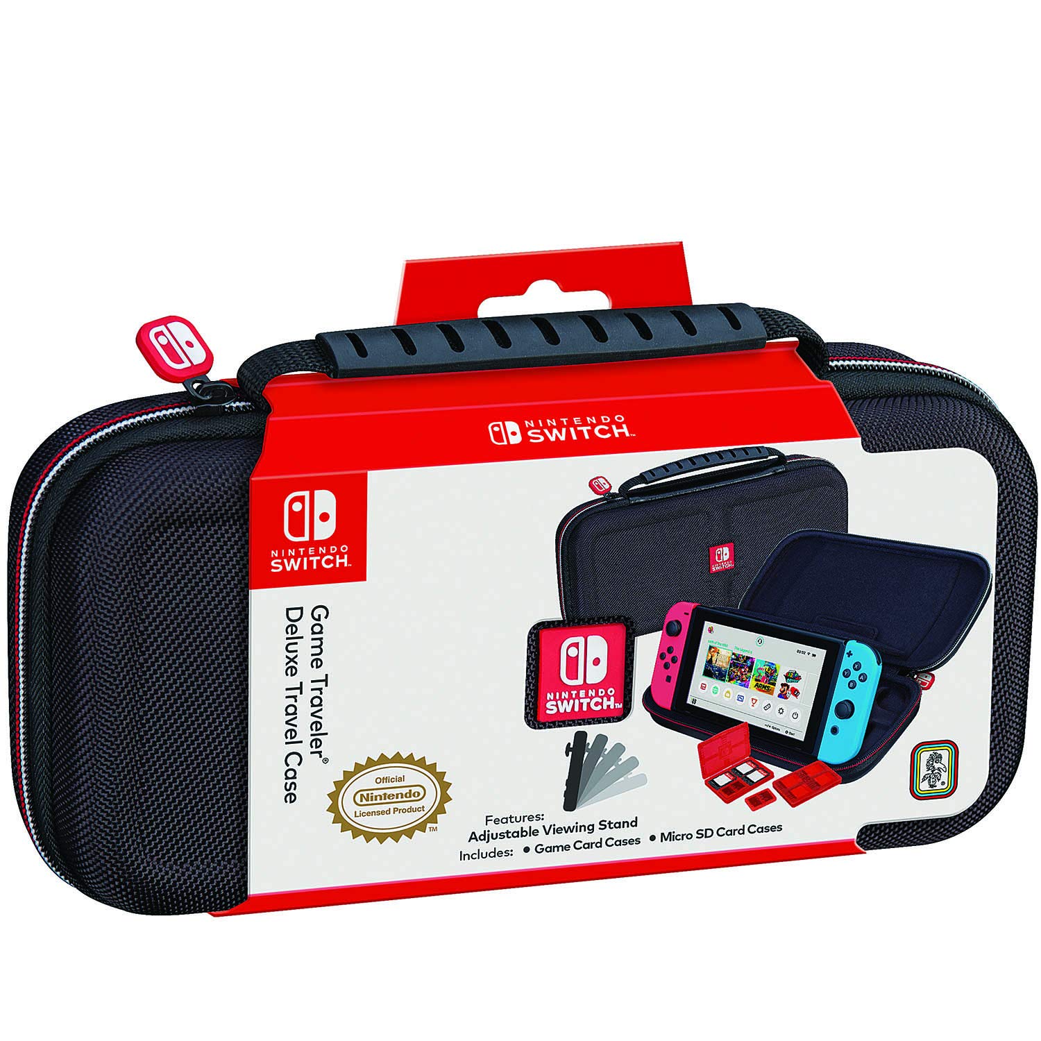 Nintendo Switch Deluxe Travel Case (Black) - Nintendo Switch - Black - Engelsk - Standard v:6083763