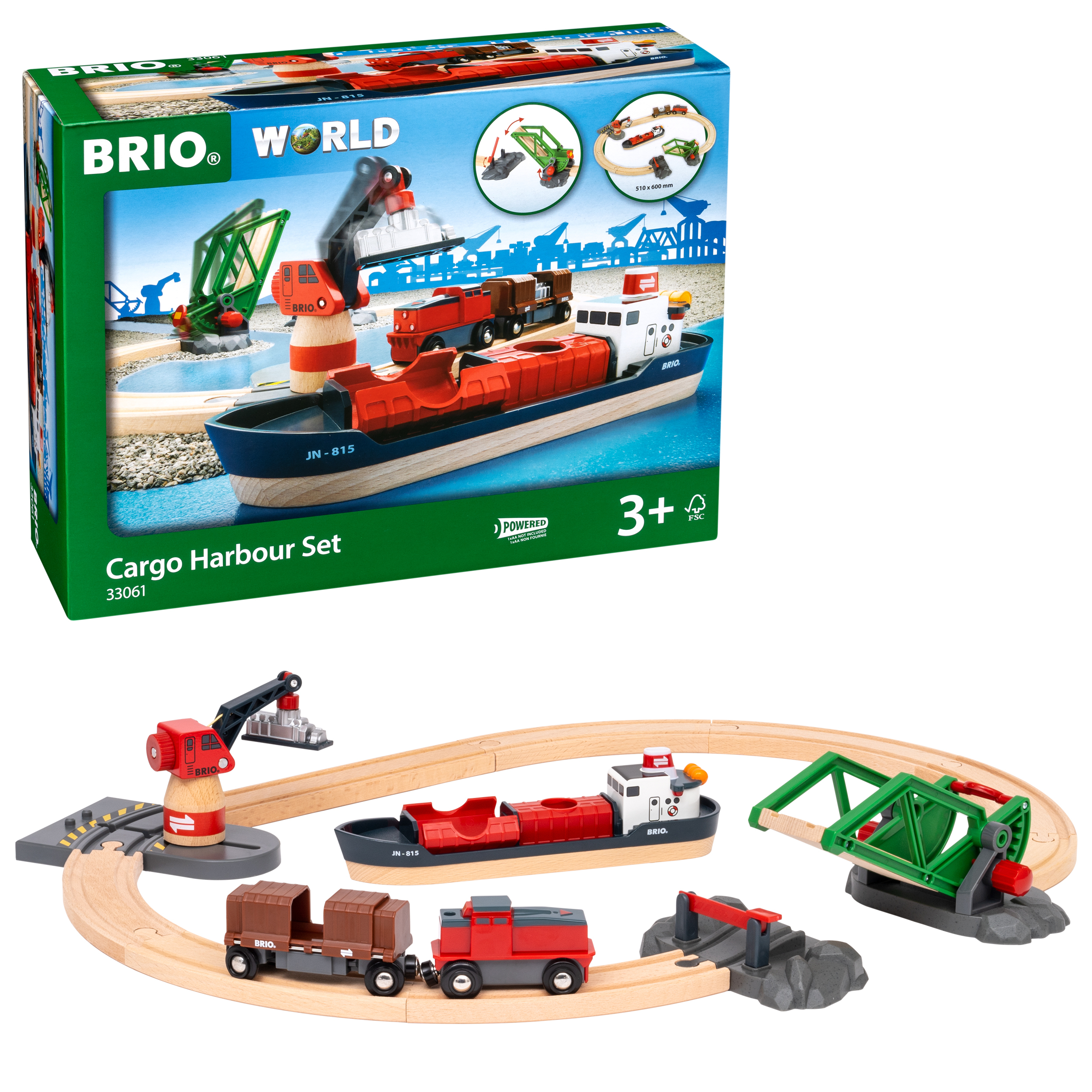 BRIO – Togbane Havne sett (33061) – Gratis frakt v:5888371 BRIO – Togbane Havne sett (33061) – Gratis frakt v:5888371