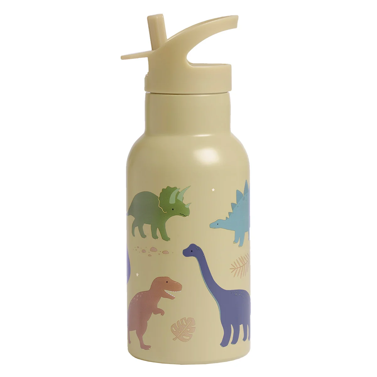 A little lovely company - Stainless steel drinking bottle - Dino - 7.3 x 20 x 7.3 cm v:3182187