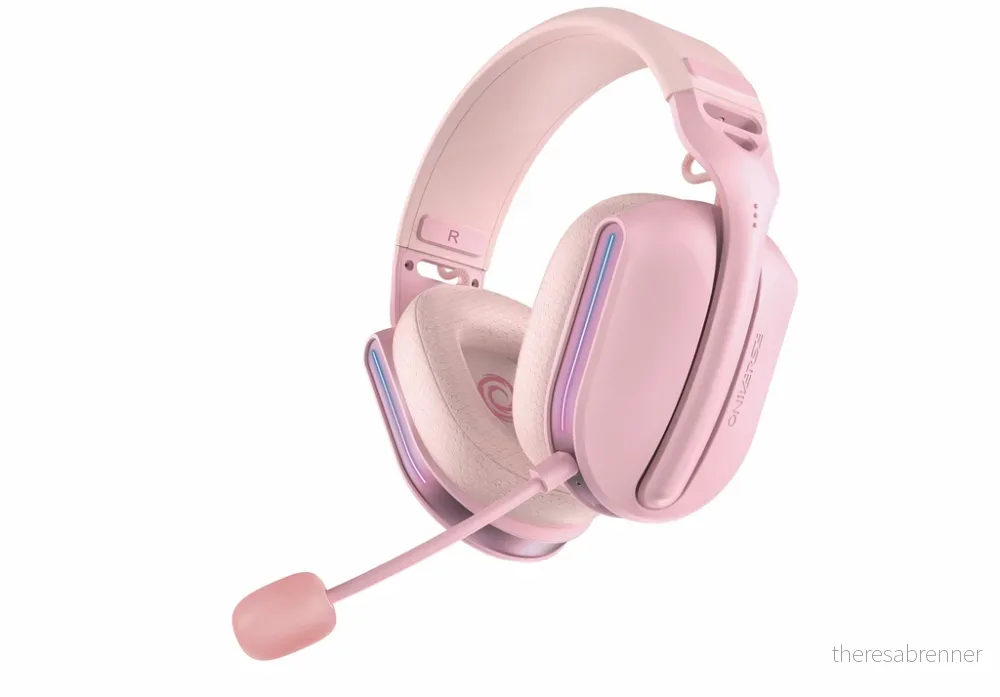 Oniverse Wireless Gaming Headset Polaris - Aurora Pink - Gratis frakt v:2369393