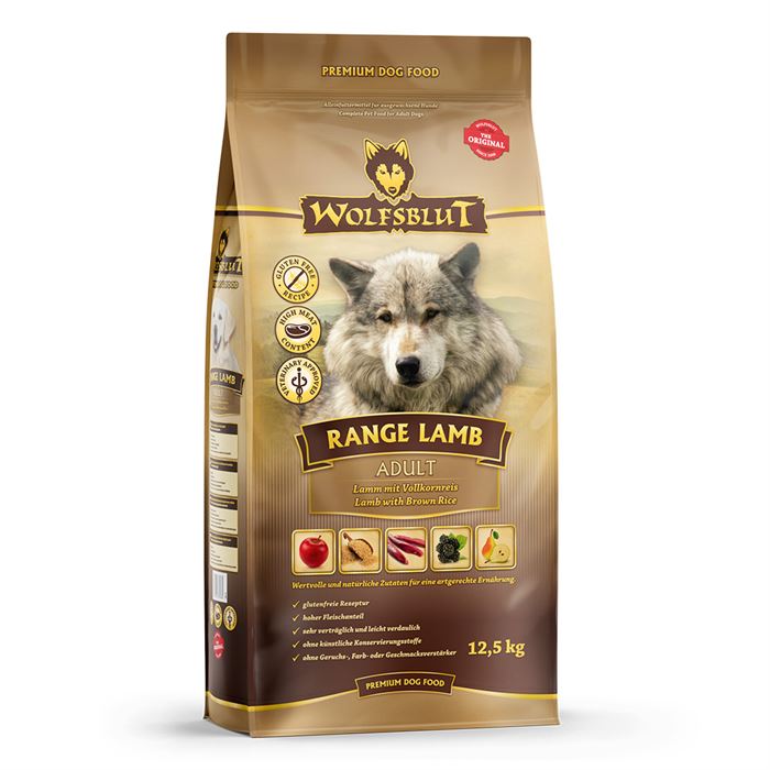 Wolfsblut - Dogfood - Range lamb - 12,5 kg. - (wb026) - Gratis frakt v:8451098
