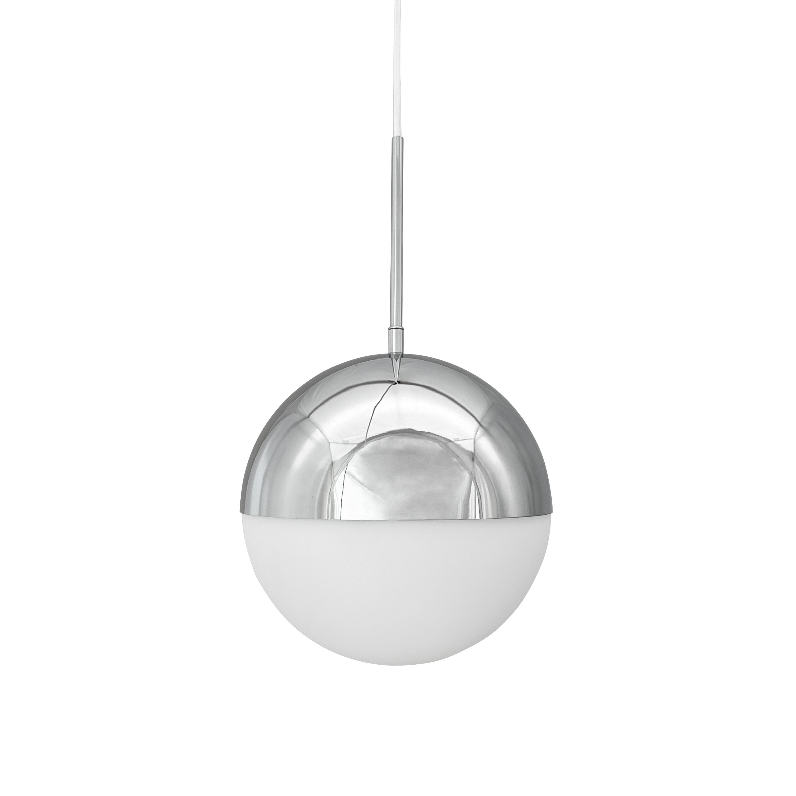 Dyberg-Larsen - Nova D25 Pendant - Opal/Chrome - 25 cm - Gratis frakt v:2919713