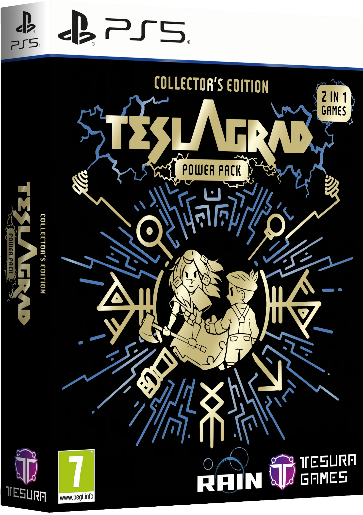 Teslagrad Power Pack Collector's Edition - PlayStation 5 - Engelsk - Collector's Edition - Gratis frakt v:5463551