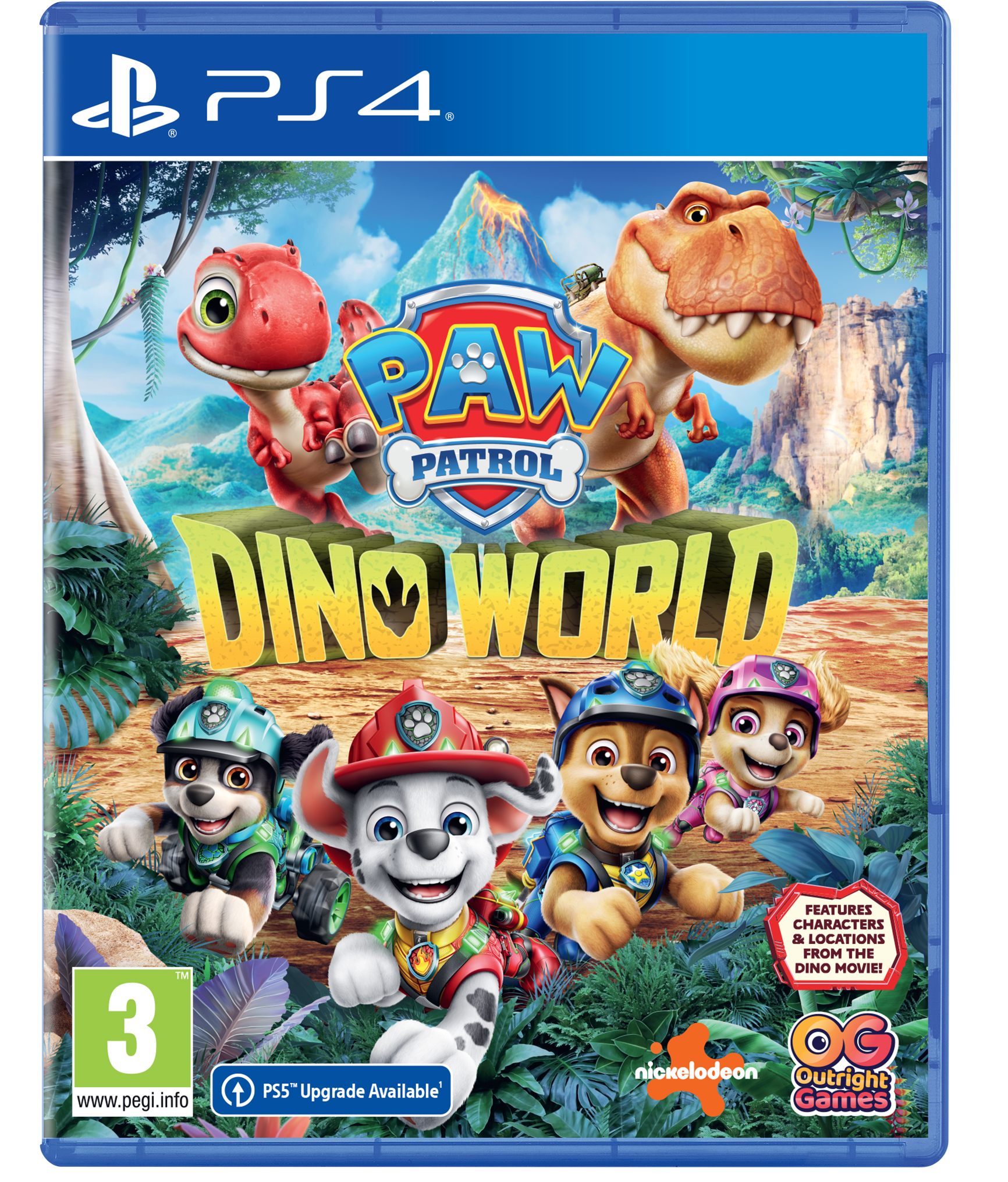 PAW Patrol Dino World - PlayStation 4 - Engelsk - Standard v:4556925