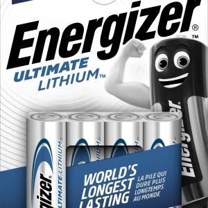 Energizer – Battery AA/LR6 Ultimate Lithium – Pack of 4 v:5906499 Energizer – Battery AA/LR6 Ultimate Lithium – Pack of 4 v:5906499