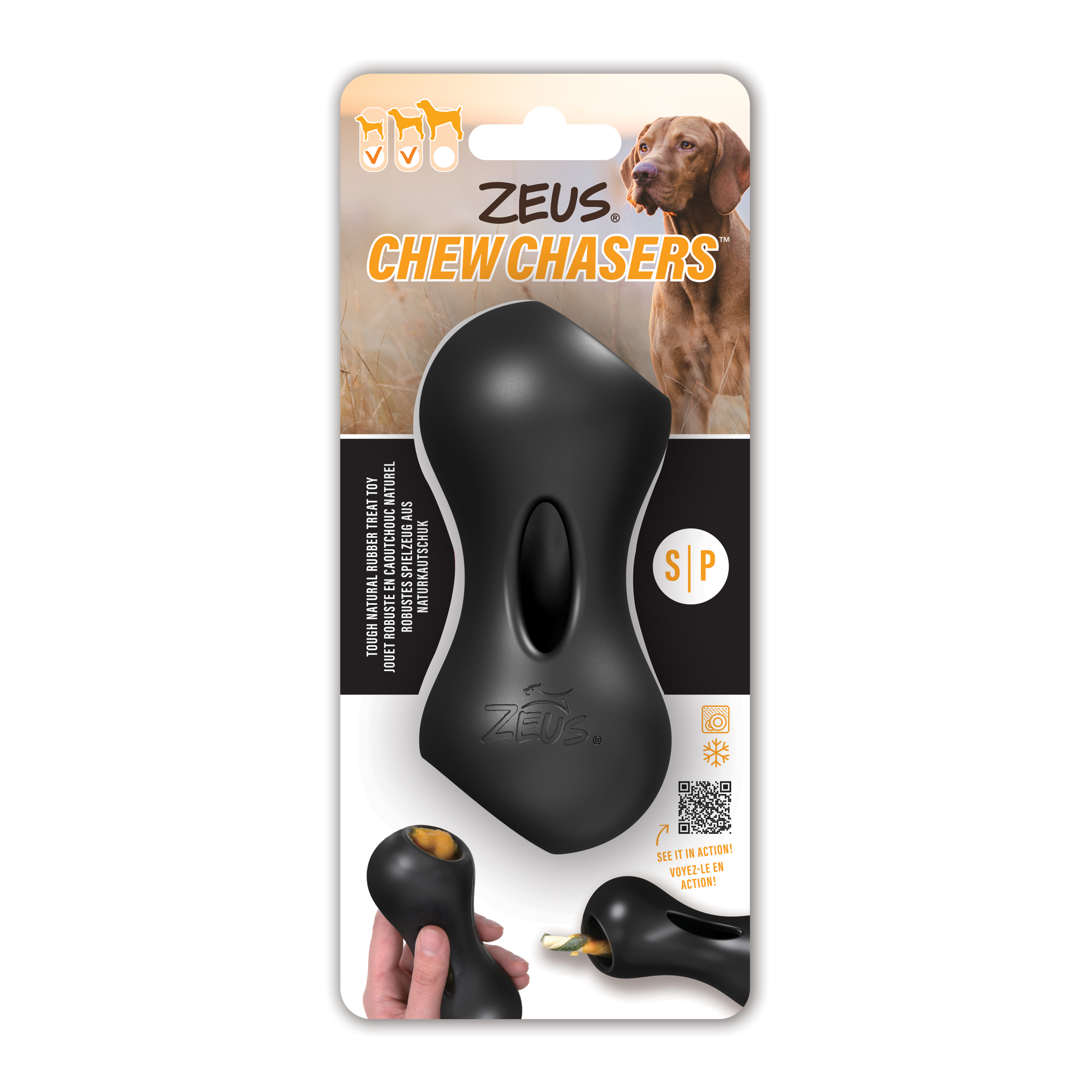 Zeus Chewcasers - Peanut - Small v:9031710