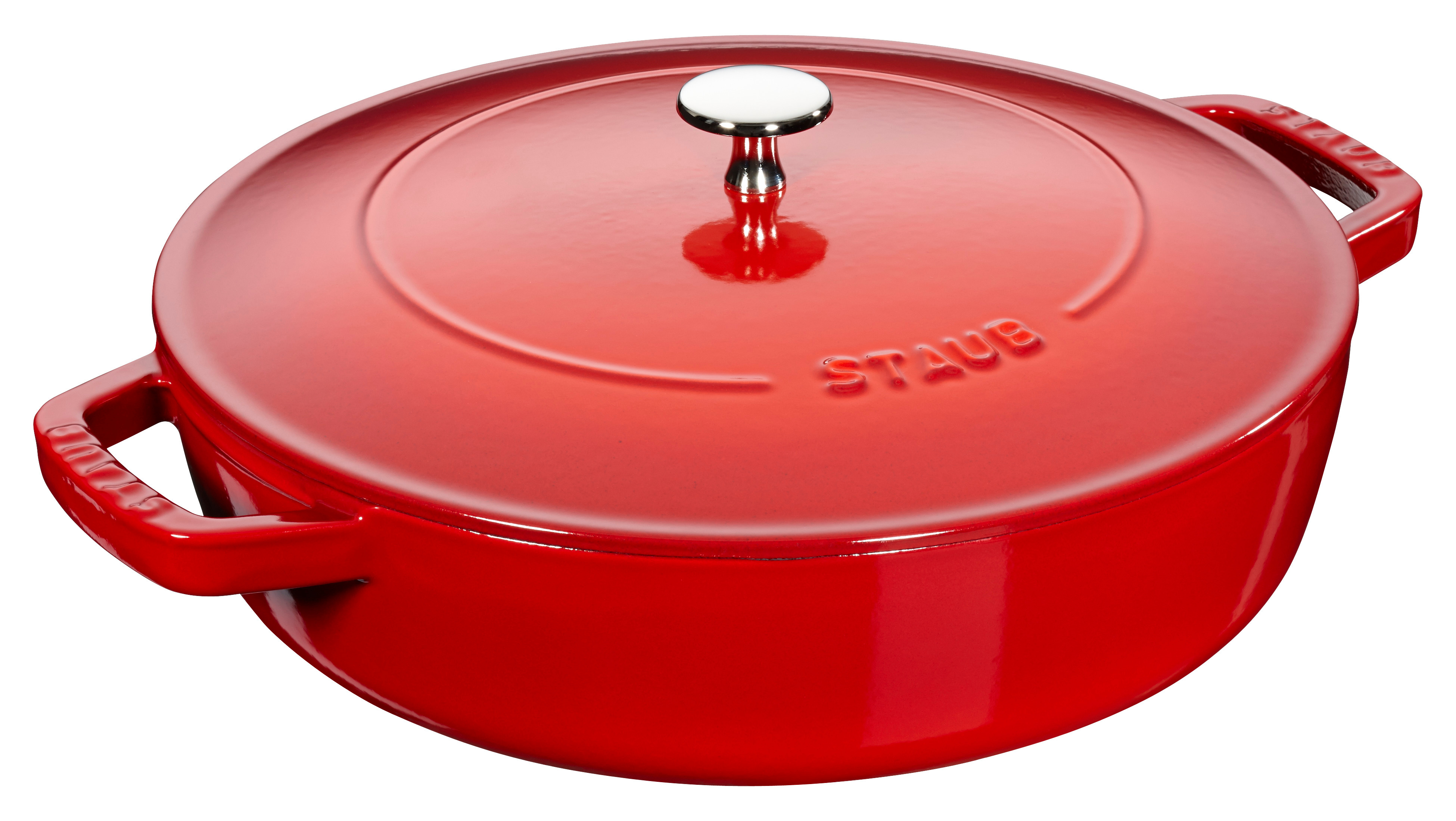 Staub - Saute Pan Chistera - Cherry - 24 cm - Gratis frakt v:6240650