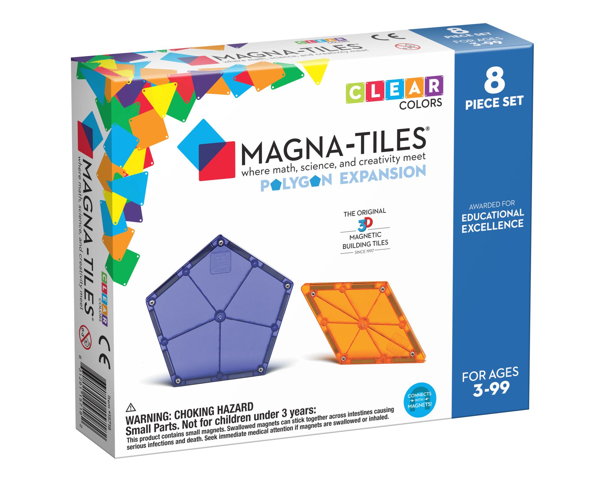 MAGNA-TILES - Polygons Expansion 8 pcs set (90217) v:3303586