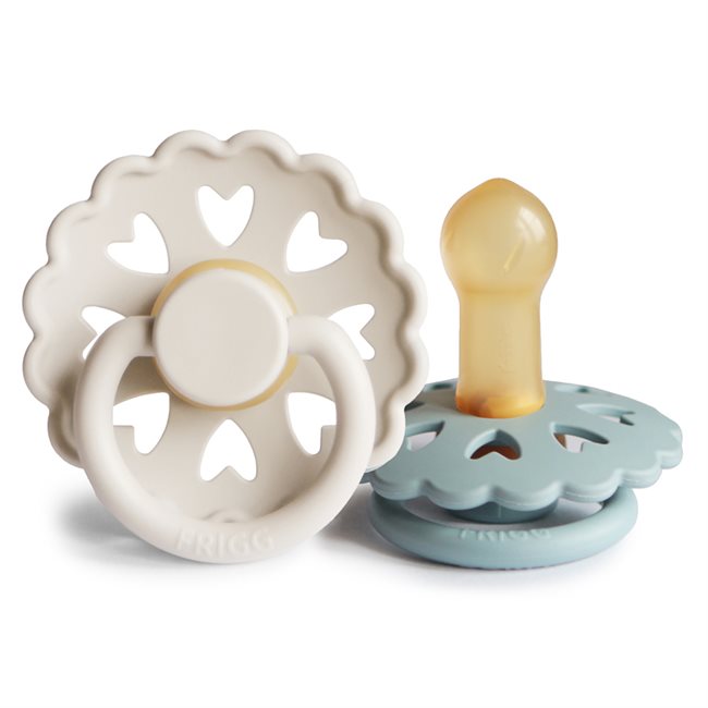Frigg - FRIGG Fairytale Latex 2-Pack The Ugly Duckling/Ole Lukoie - Cream/Blue - Size 2 v:8497140