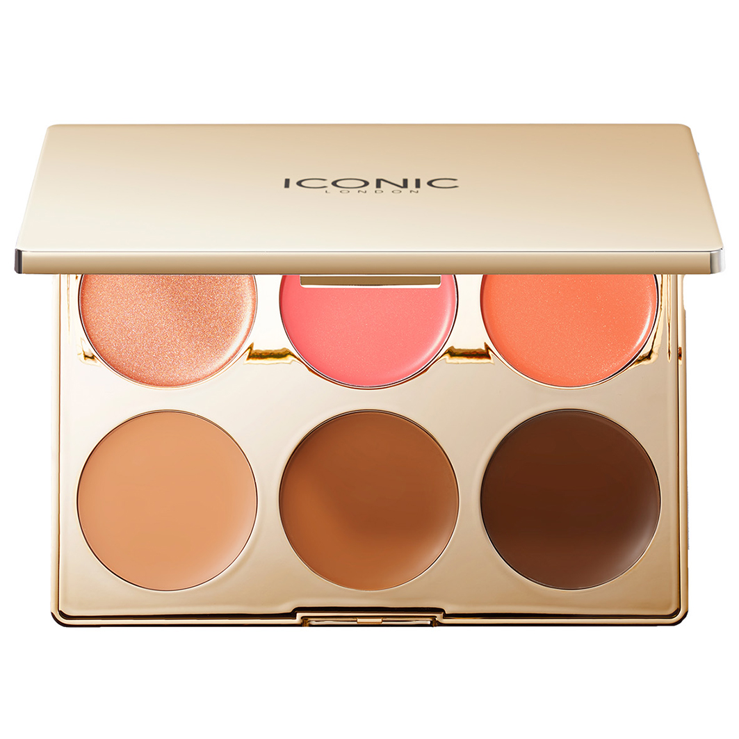 ICONIC LONDON - Multi-Use Cream Blush, Bronze and Highlight Palette v:3076189