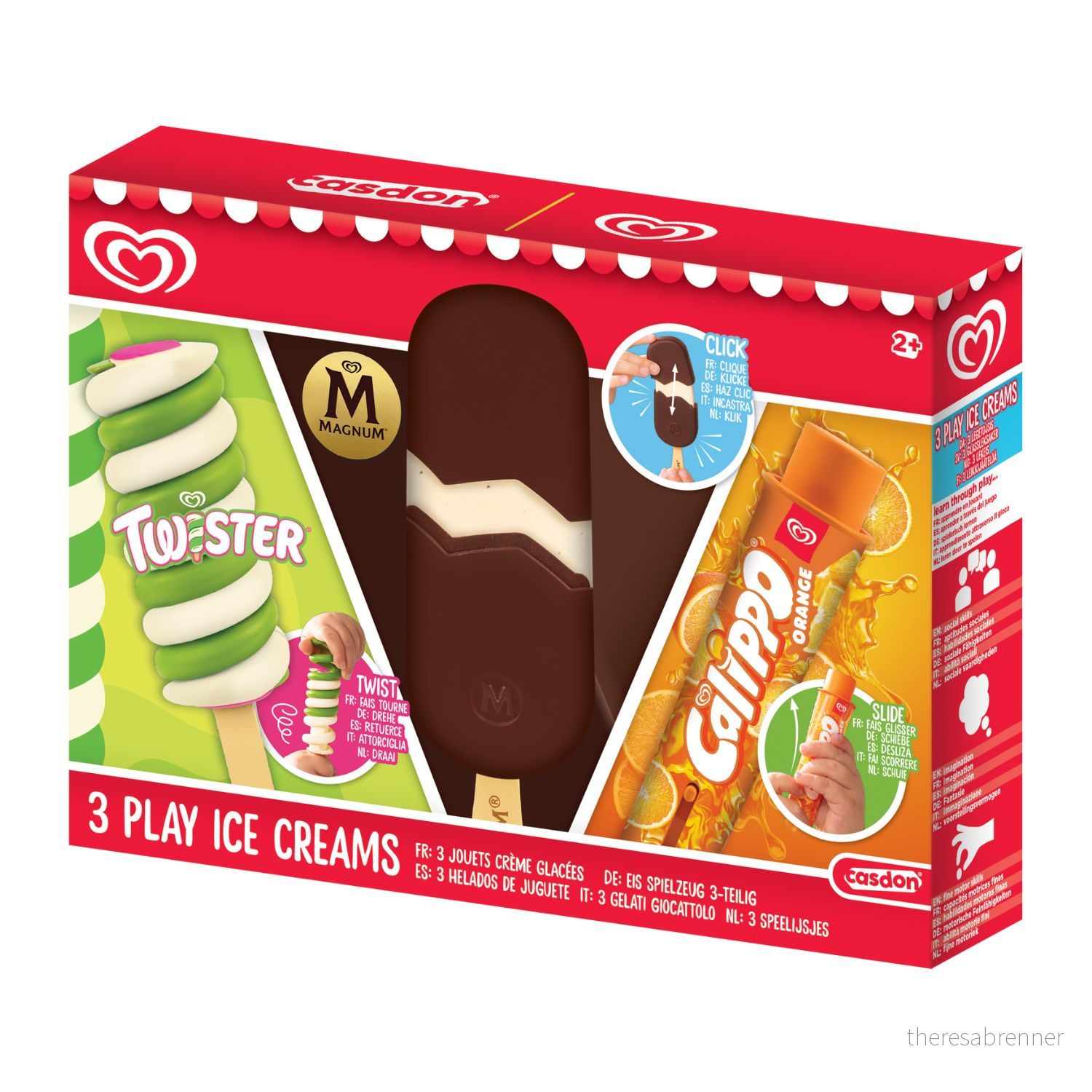 Casdon – Toy 3 Play Ice Creams ROW (I-31550) v:9784852