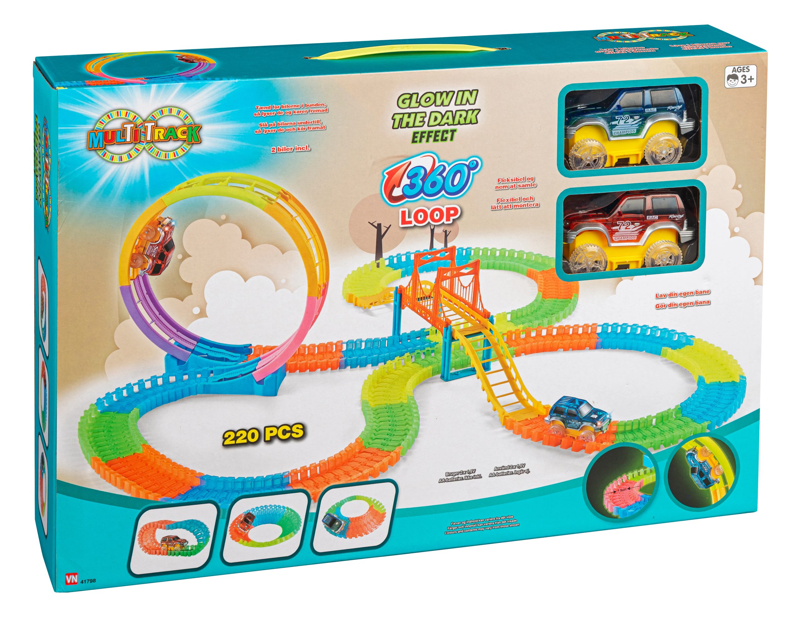 Multi Track - Glow Loop Set, 220 pcs (41798) v:7365227