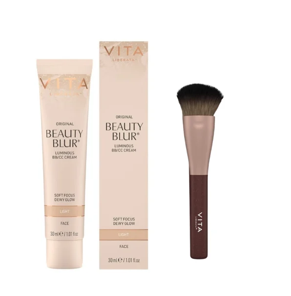Vita Liberata - Beauty blur Light + Face Brush - Gratis frakt v:1458018