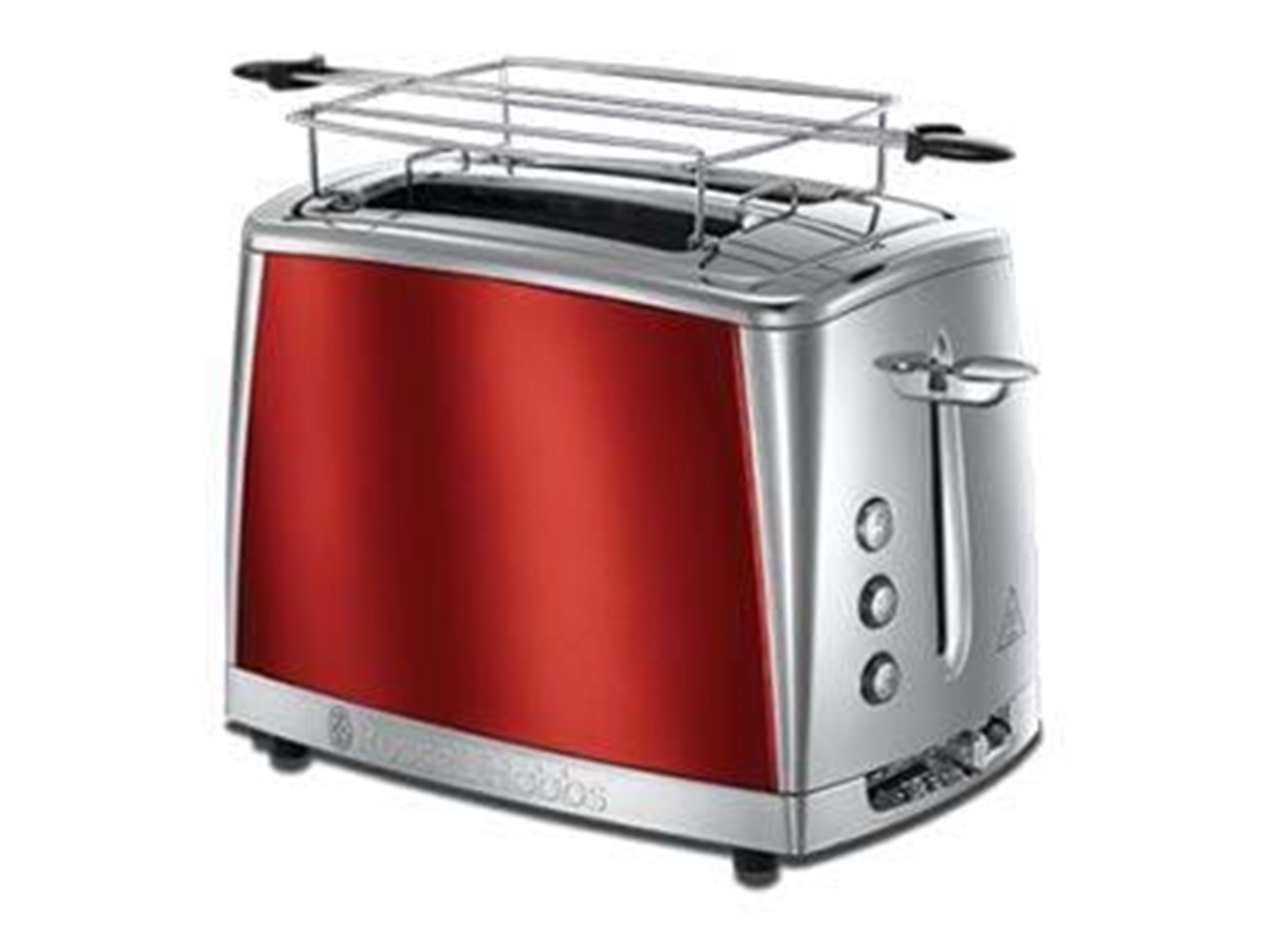 Russell Hobbs - Luna 2 Slice Toaster - Solar Red - Solar Red - Gratis frakt v:2570210