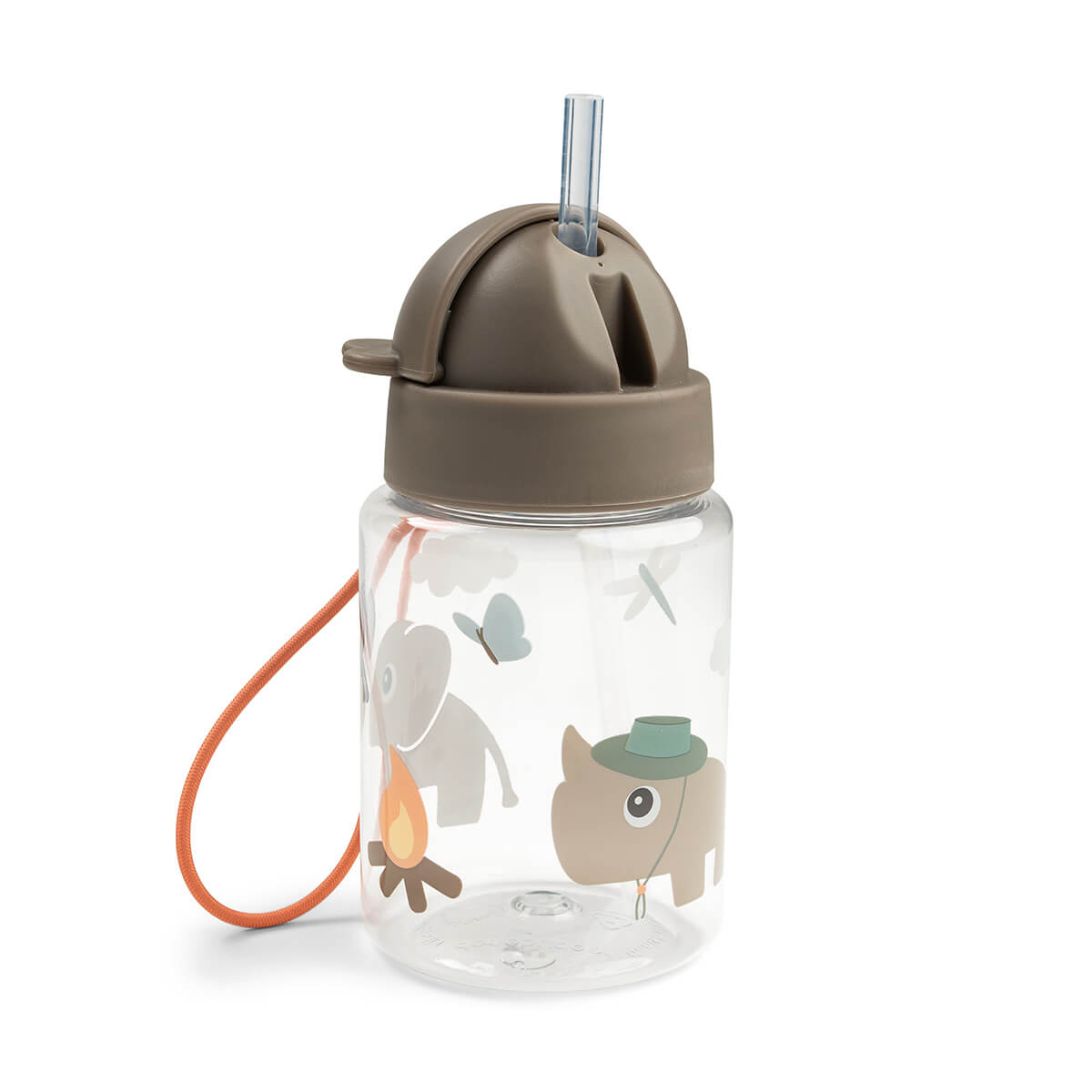Done by Deer - Straw bottle - Tiny trails Sand - 280 ml v:6685198