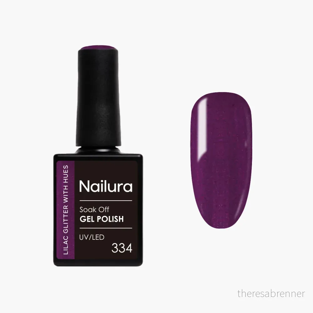 Nailura – Gel Polish 334 – Lilac Glitter with Hues – 10 ml – Lilac Glitter with Hues v:3787038 Nailura – Gel Polish 334 – Lilac Glitter with Hues – 10 ml – Lilac Glitter with Hues v:3787038