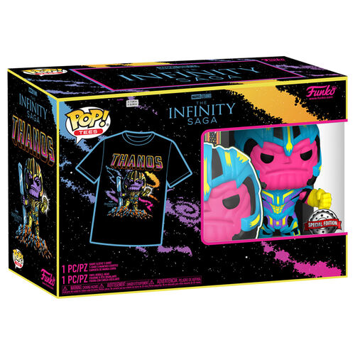 Funko POP – Boxed Tee – Marvel – Thanos(Blacklight) – M (63601) v:4751393 Funko POP – Boxed Tee – Marvel – Thanos(Blacklight) – M (63601) v:4751393