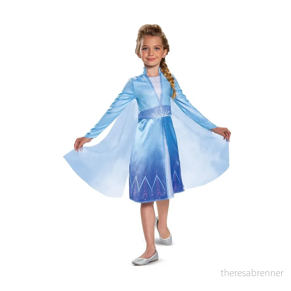 Disguise – Classic Costume – Elsa Traveling Dress (104 cm) (129979M) – Blue – 104 v:5754885 Disguise – Classic Costume – Elsa Traveling Dress (104 cm) (129979M) – Blue – 104 v:5754885