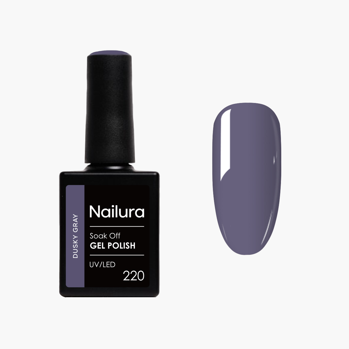 Nailura – Gel Polish 220 – Dusky Gray – 10 ml – Dusky Gray v:9887709 Nailura – Gel Polish 220 – Dusky Gray – 10 ml – Dusky Gray v:9887709
