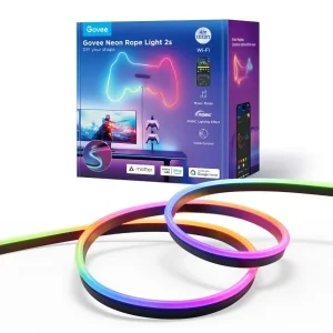 Govee Neon Rope Light 2 4 meter svart smart LED-lys – Gratis frakt v:4272556 Govee Neon Rope Light 2 4 meter svart smart LED-lys – Gratis frakt v:4272556