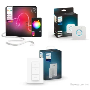 Philips Hue Flux Outdoor Lightstrip 5m + Bridge 2.1 + Dimmer Switch – Komplett smart utendørsbelysningspakke – Gratis frakt v:9850875 Philips Hue Flux Outdoor Lightstrip 5m + Bridge 2.1 + Dimmer Switch – Komplett smart utendørsbelysningspakke – Gratis frakt v:9850875