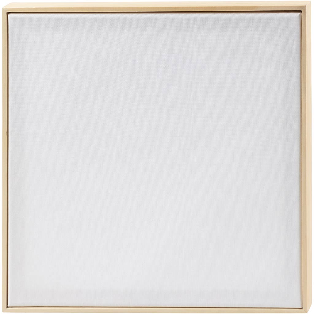 Creativ Company – Stretched Canvas with Frame – size 30×30 cm – 280 g – white (257330) v:5420854