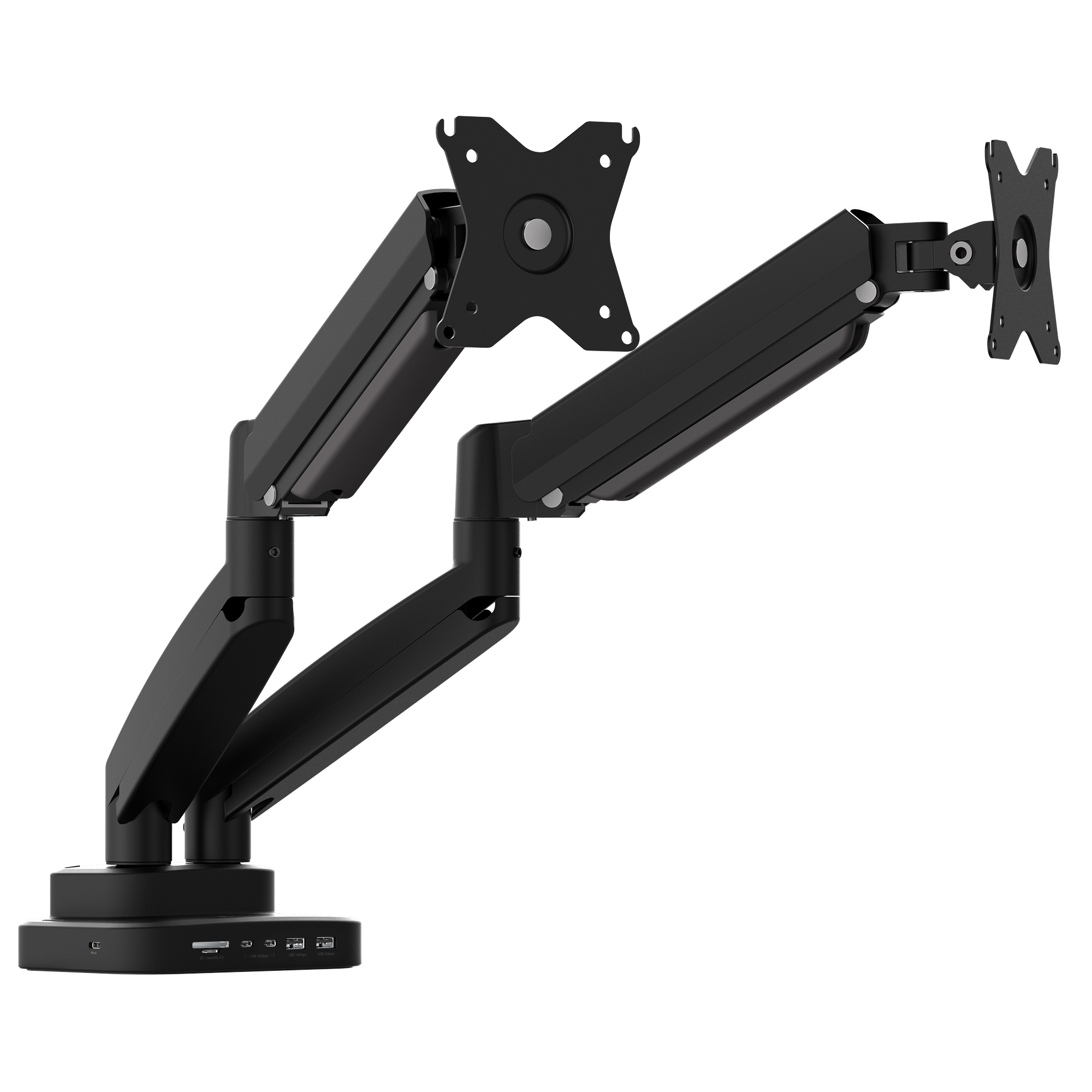 J5create - Ergonomic Dual-Monitor Mount With Docking Station - Gratis frakt v:5989083