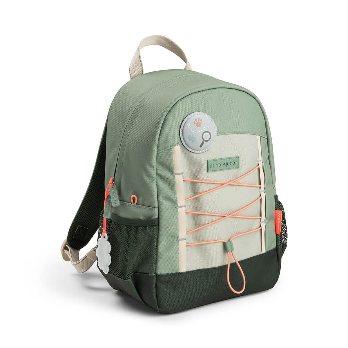 Done by Deer – Junior backpack Tiny trails – Green – 13 L – Gratis frakt v:3843274