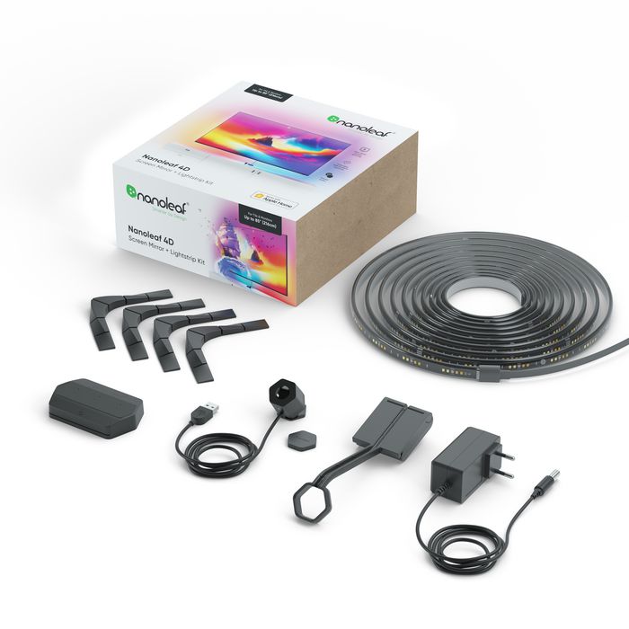 Nanoleaf - 4D Screen Mirror + Lightstrip Kit (For TV/Monitors up to 85") - Gratis frakt v:5615051