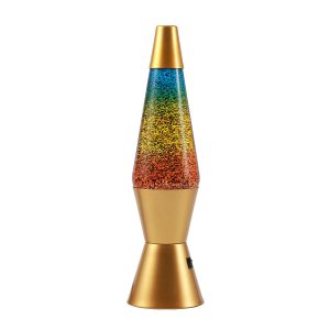 iTotal – Spaceship LED Glitter Lamp with gold base and rainbow glitter – Rainbow (XL3338) v:9622125 iTotal – Spaceship LED Glitter Lamp with gold base and rainbow glitter – Rainbow (XL3338) v:9622125