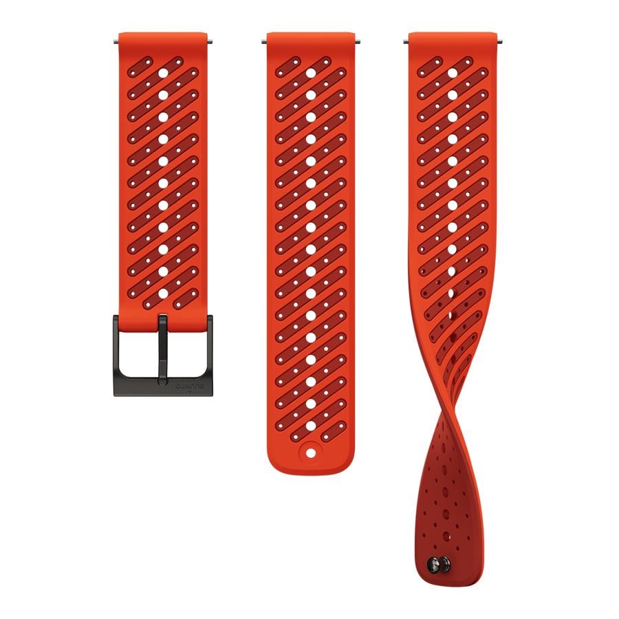 Suunto – 22 ATH8 Silicone Strap – S + M – Coral Orange v:8333493 Suunto – 22 ATH8 Silicone Strap – S + M – Coral Orange v:8333493