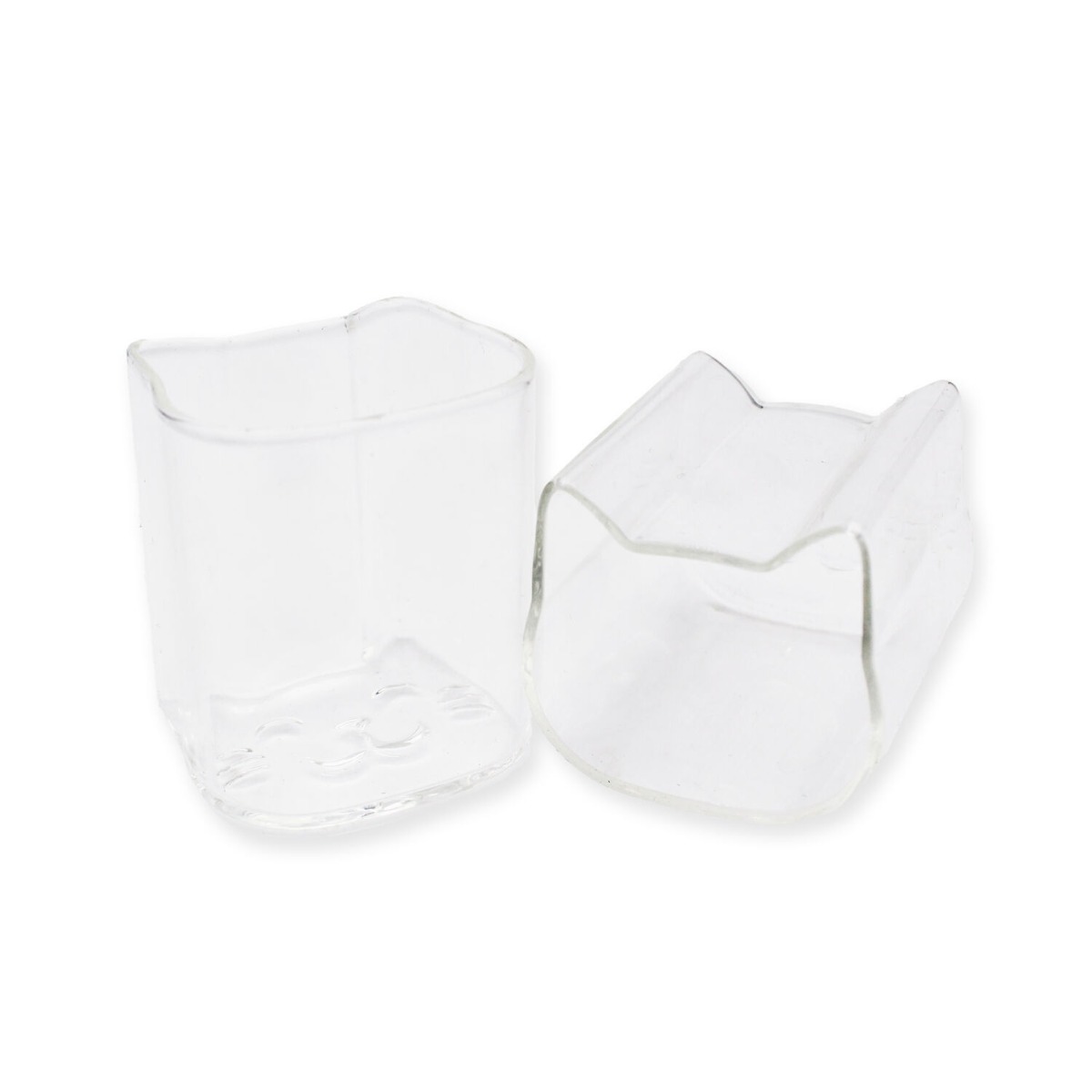 Winkee - Shot Glass Cat Set of 2 - Clear v:9322978