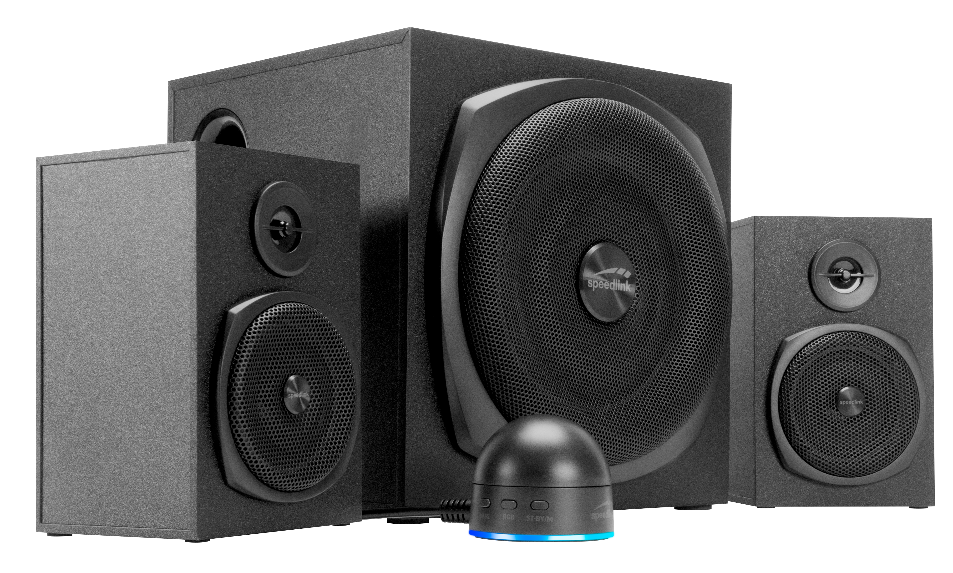 Speedlink - GRAVITY LT 2.1 Subwoofer System, black - Gratis frakt v:9321678