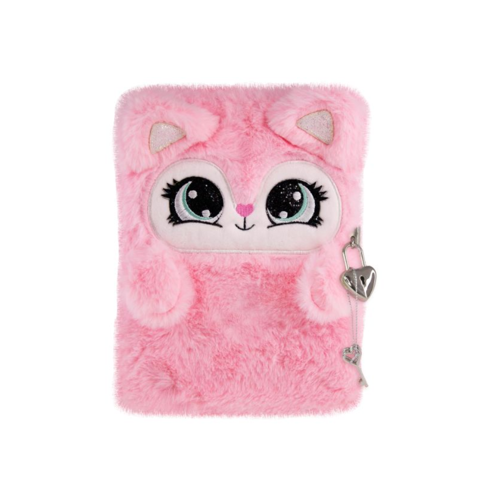 Tinka – Plush Diary with Lock – Rosa Cat (8-802146) v:6054716