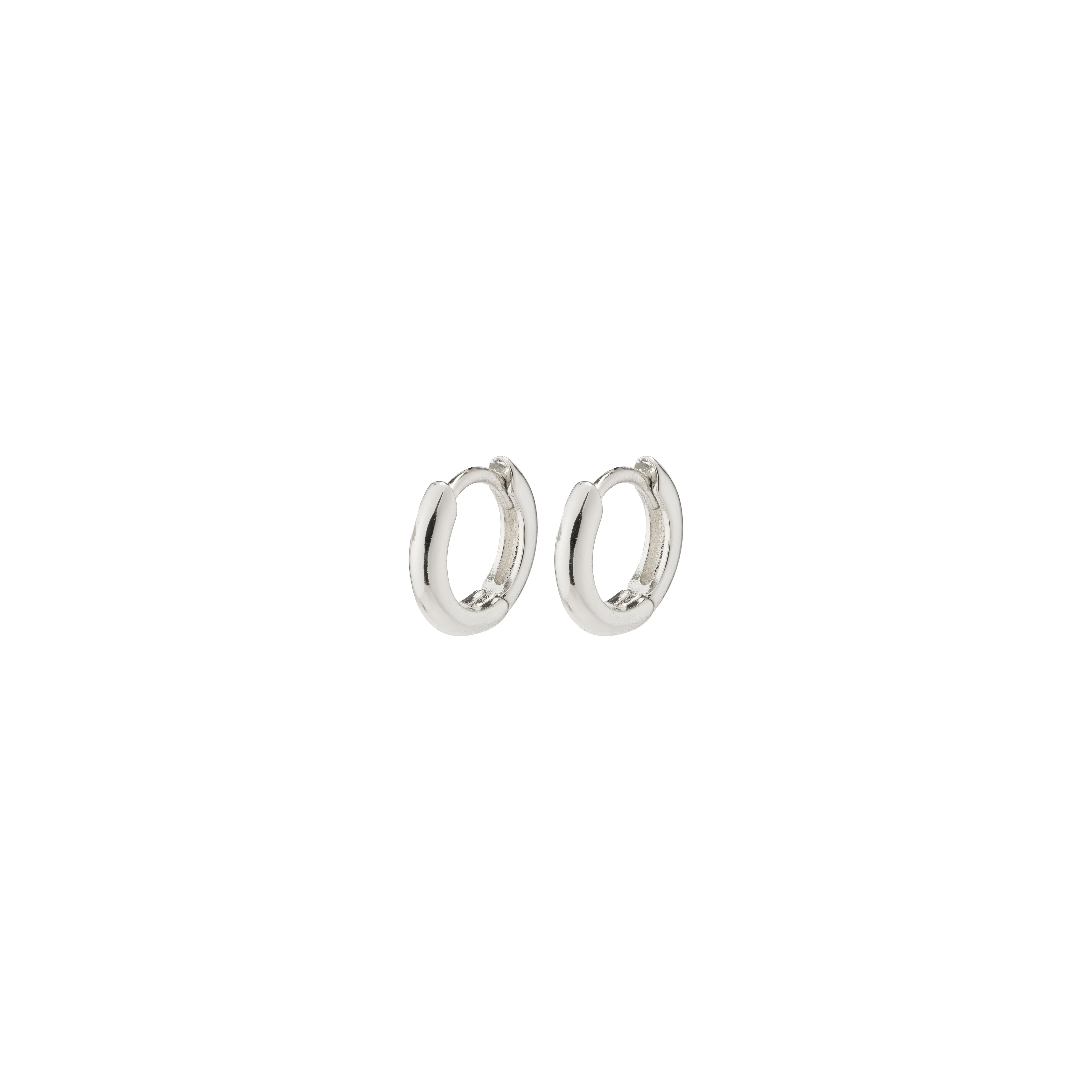 PILGRIM - TYRA Chunky Mini Hoop Earrings - Silver-Plated - 12 mm v:8223749