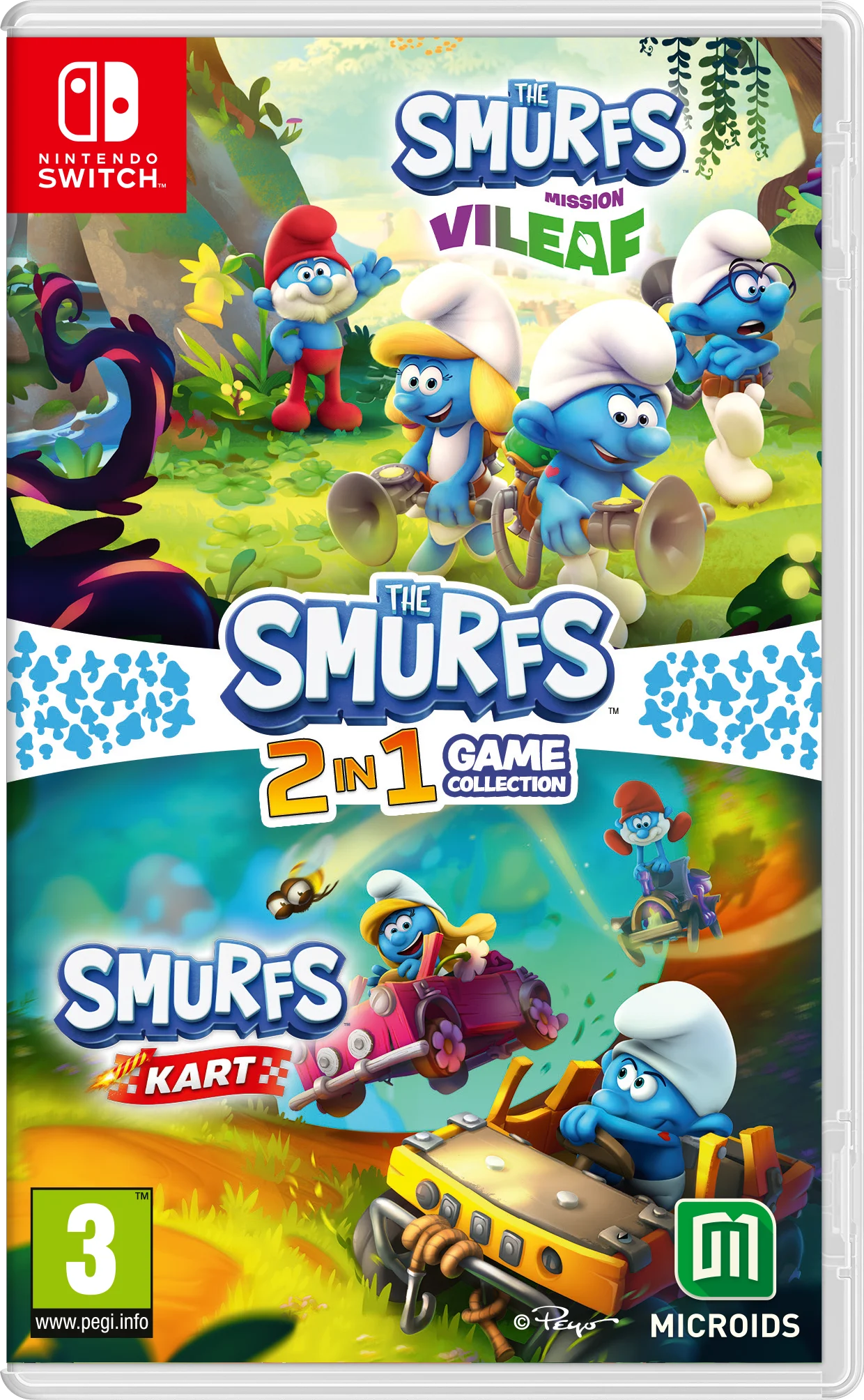 Smurfs 2 in 1 Game Collection - Nintendo Switch - Engelsk - Bundle Edition v:5512615