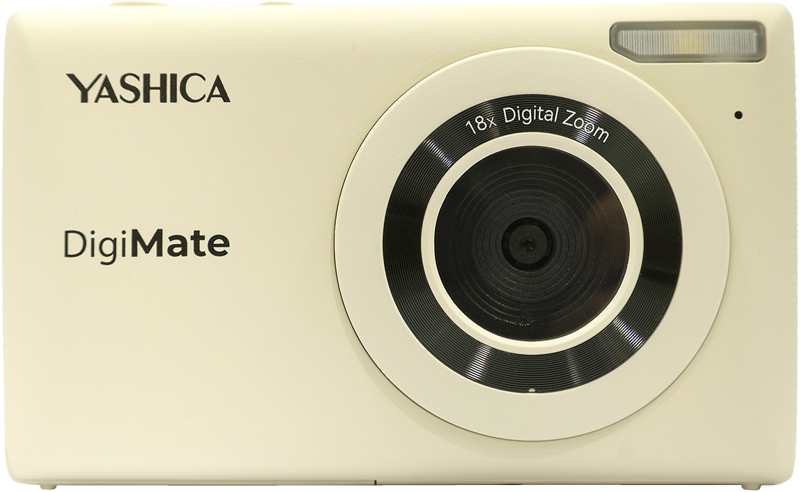 Yashica – DigiMate Digitalkamera - Off-White - Gratis frakt v:9569292