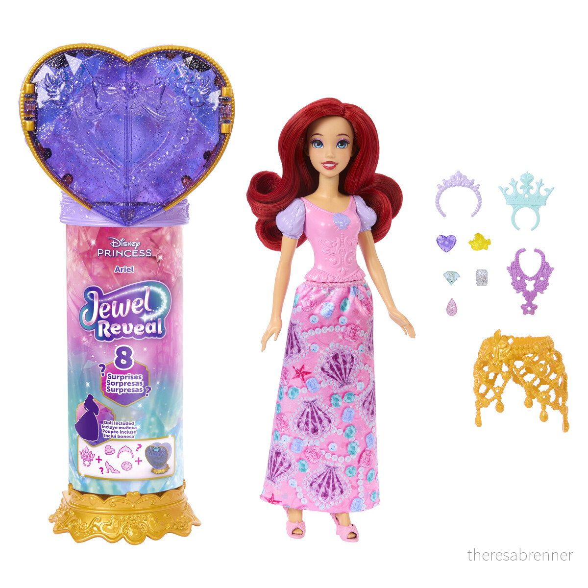 Disney Princess - Fashion Doll Reveal Ariel (JHL49) v:8754612