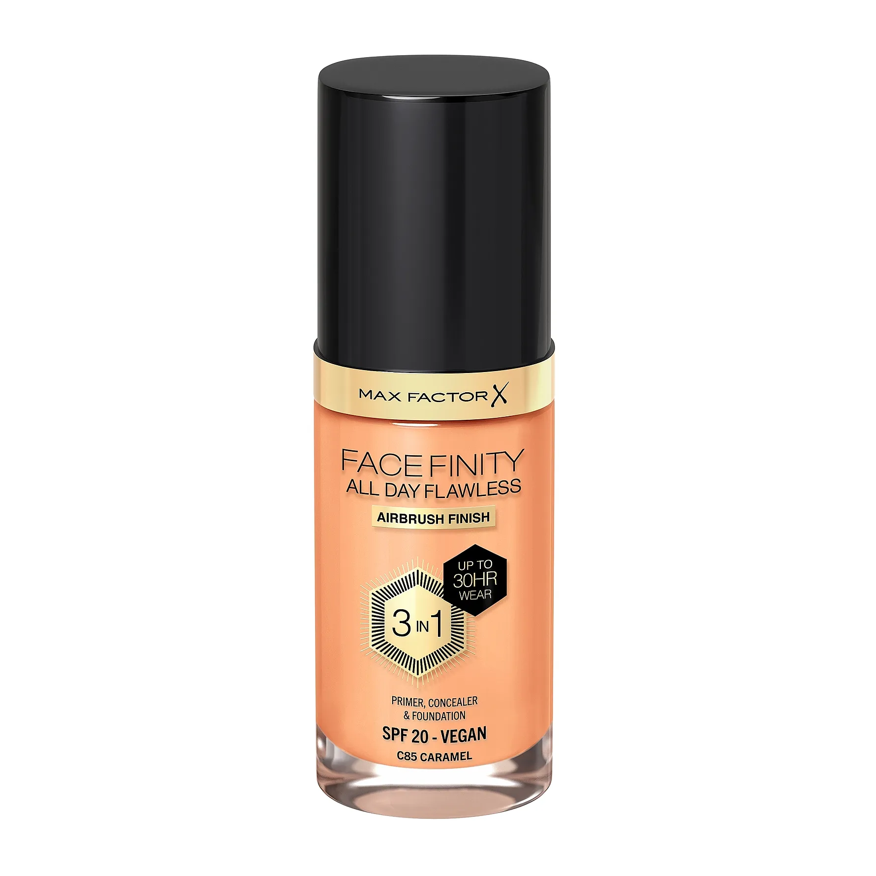 Max Factor - Facefinity All Day Flawness 3in1 Liquid Foundation - 85 Caramel v:7399764