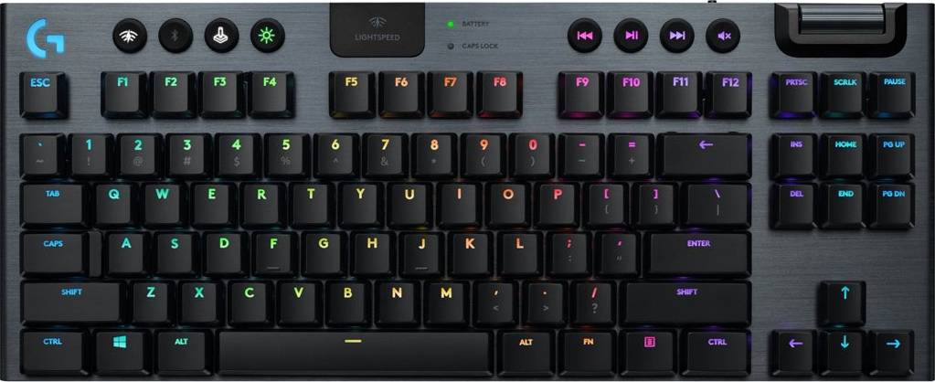 Logitech - G915 TKL Tactile Wireless RGB Mechanical Gaming Keyboard - Gratis frakt v:8146188