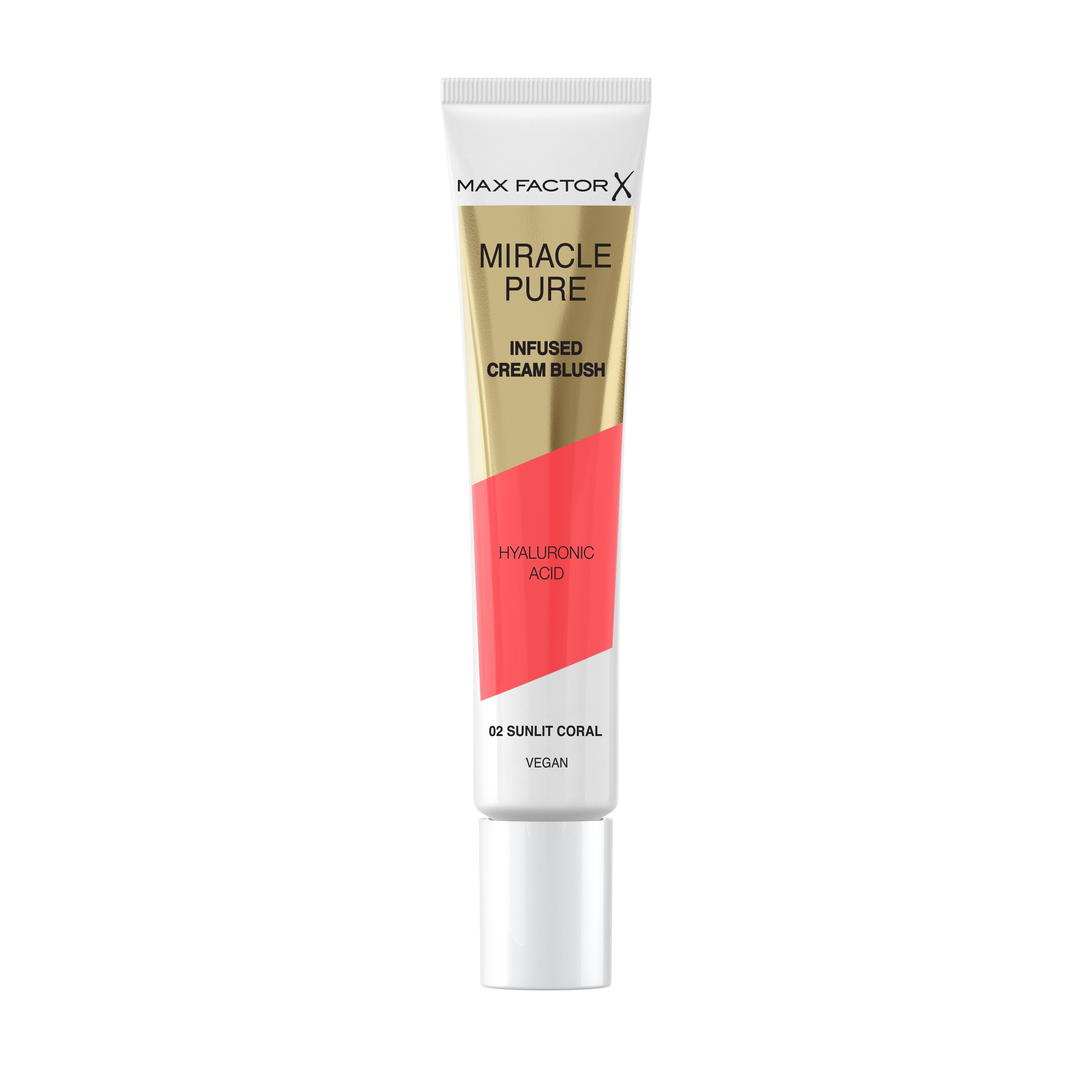 Max Factor - Miracle Pure Cream Blush - 02 Sunlit Coral - 02 Sunlit Coral v:2737070