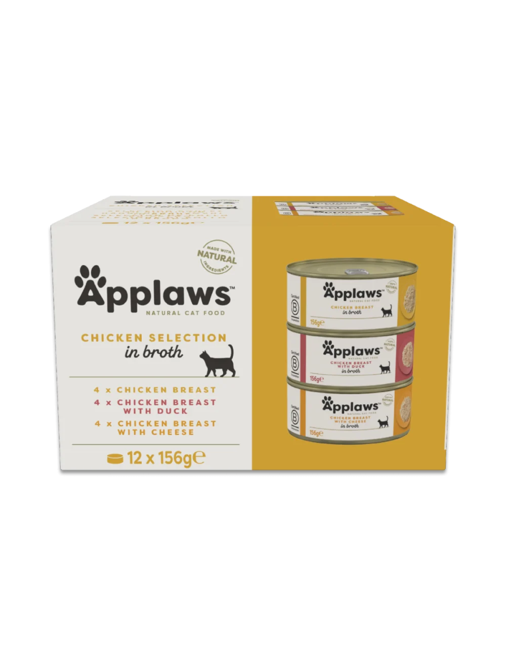 Applaws - Multipack Chicken selection in broth - 12x156g v:9730444